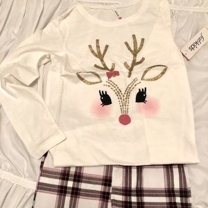 FabKids Large: Red dress AND pant & shirt set. New